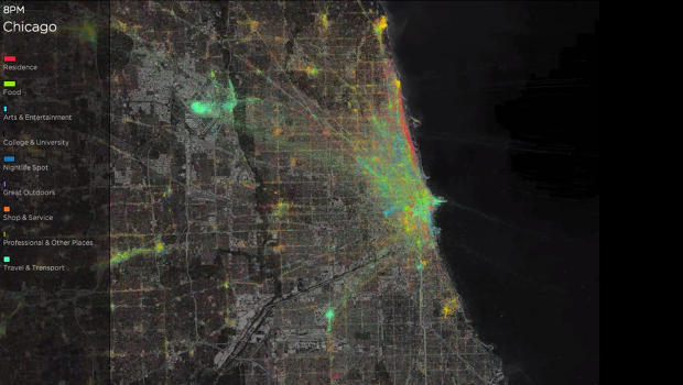 Foursquare Data Viz Shows The Pulse Of New York, London, Tokyo